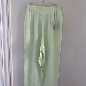 Vintage 80s High Waisted Green Pants